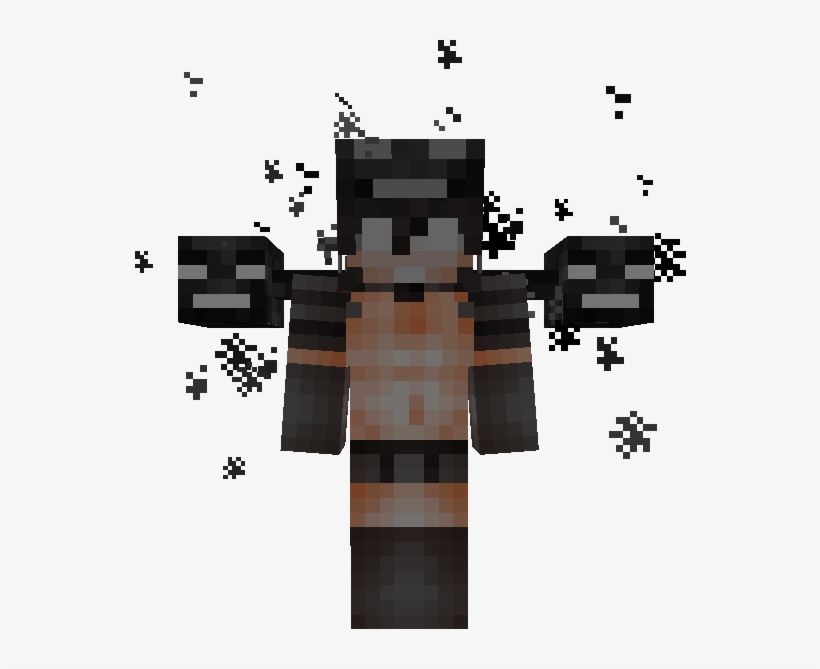 The Wither Girl - Minecraft Wither Girl, transparent png #2208674