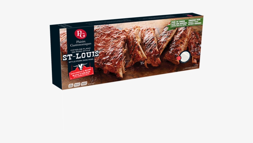 Cooked Meats ▷ St-louis Style Pork Side Ribs ▷ - Côtes Levées Plaisir Gastronomique, transparent png #2208892