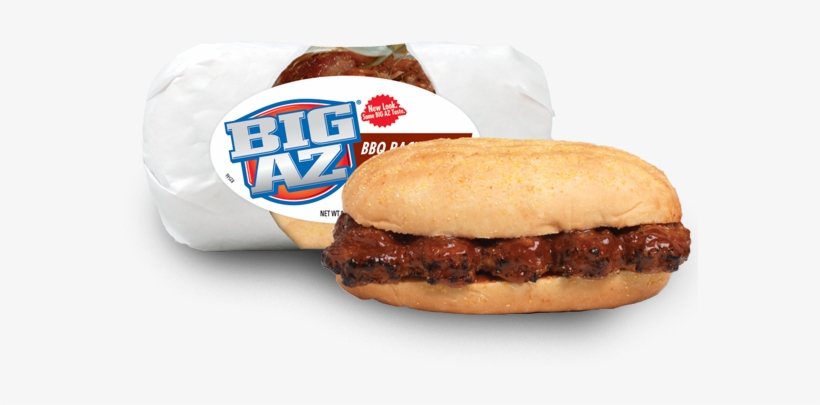 Big Az Rack O Ribs Bbq Pork Rib Sandwich - Pierre Big Az Cheeseburger, transparent png #2209026