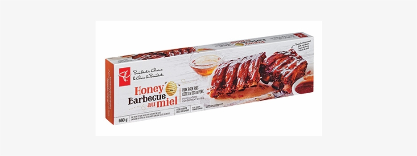 Pc Honey Barbecue Fully Cooked Pork Back Ribs - President's Choice, transparent png #2209052