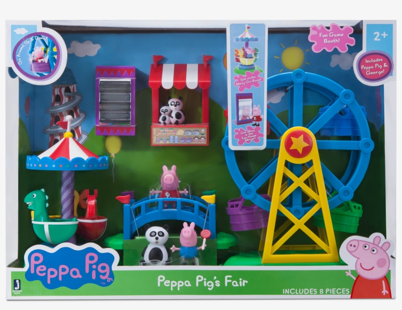 Peppa Pig Fun Fair Playset Png Peppa Pig Playset - Peppa Pig, transparent png #2209364