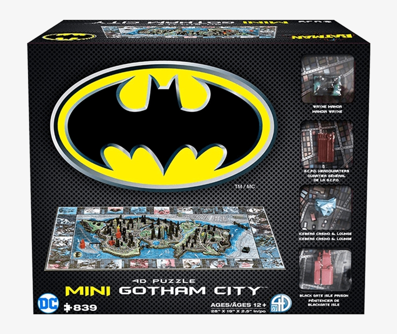 4d Gotham City Puzzle, transparent png #2209477