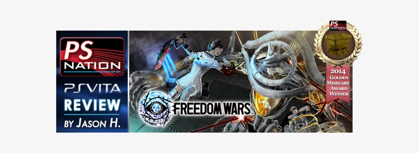 Freedom Wars Mc 2014 Review Banner - Playstation Freedom Wars Ps Vita, transparent png #2210051