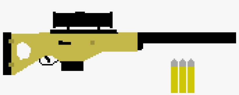 Bolt Sniper/ Fortnite - Pixel Art Fortnite Minecraft, transparent png #2210157