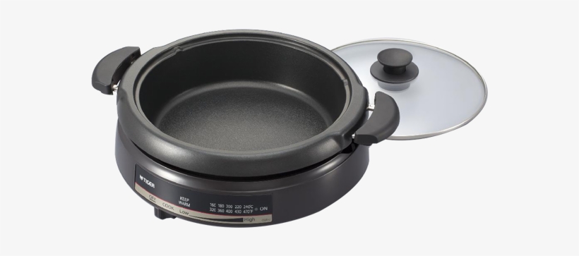 7qt Electric Skillet With Handles - Tiger Corporation Cqe-a11u T Electric Grill Pan With, transparent png #2210259