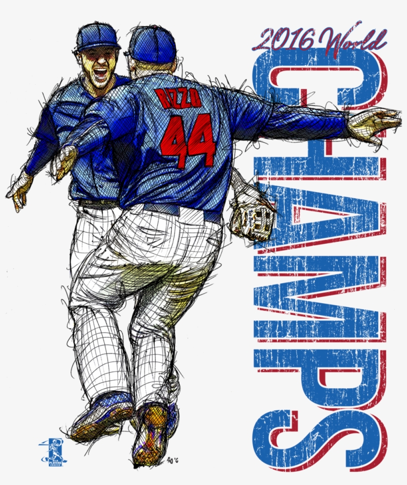 Anthony Rizzo Kris Bryant Champs B, transparent png #2210340