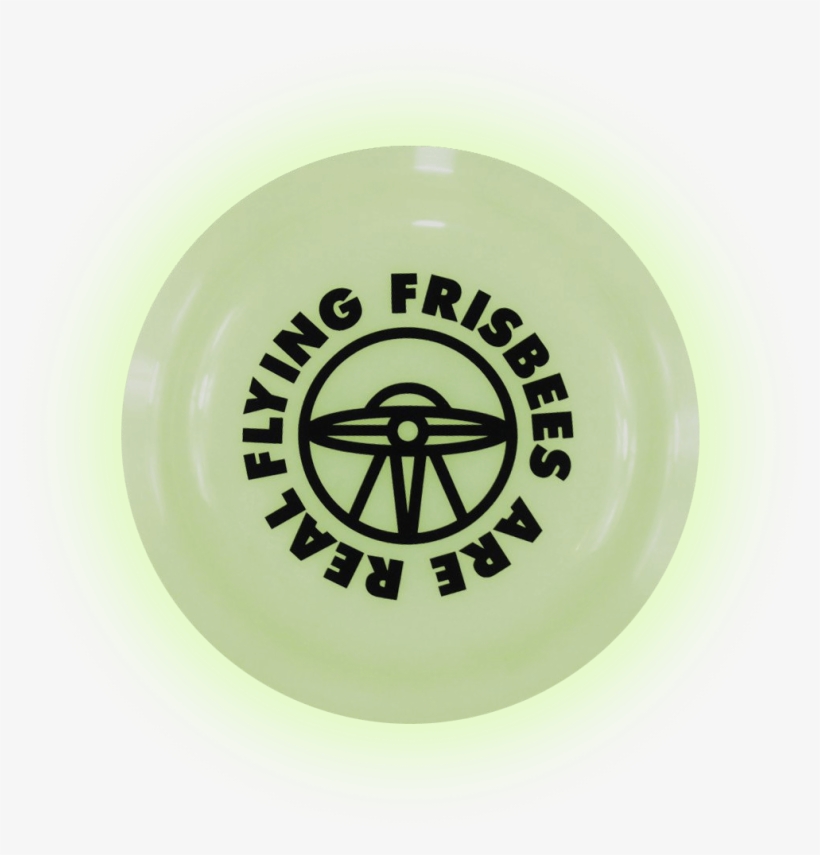 9” Glow In The Dark Ufo Frisbee - Frisbee, transparent png #2210564