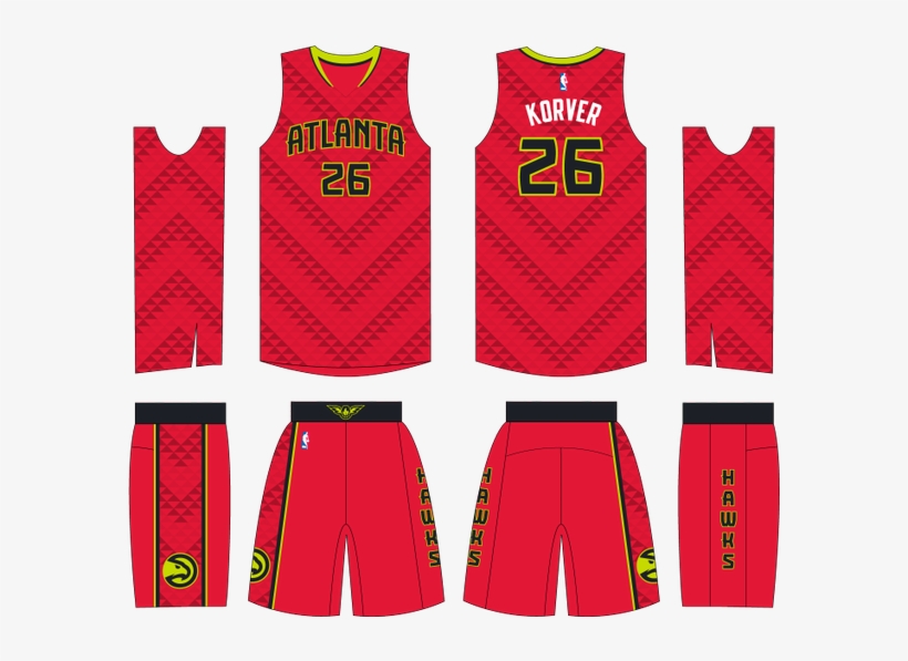atlanta hawks red jersey