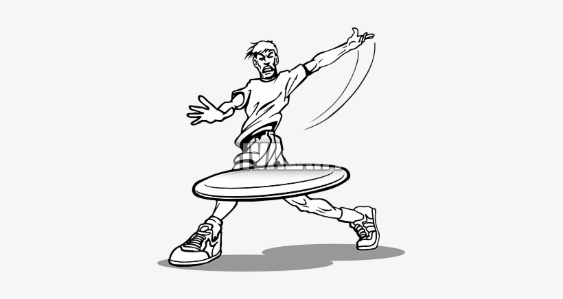 Clipart Info - Throwing A Frisbee Clipart, transparent png #2210813