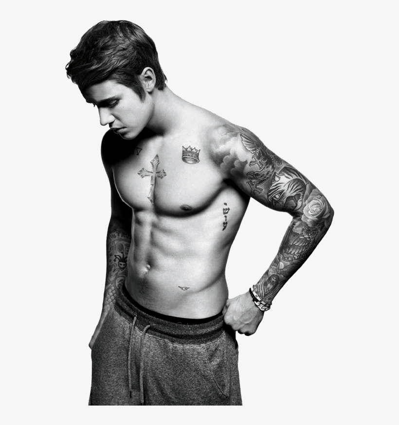 Justin Bieber Png Shirtless - Justin Bieber Mens Health, transparent png #2210988
