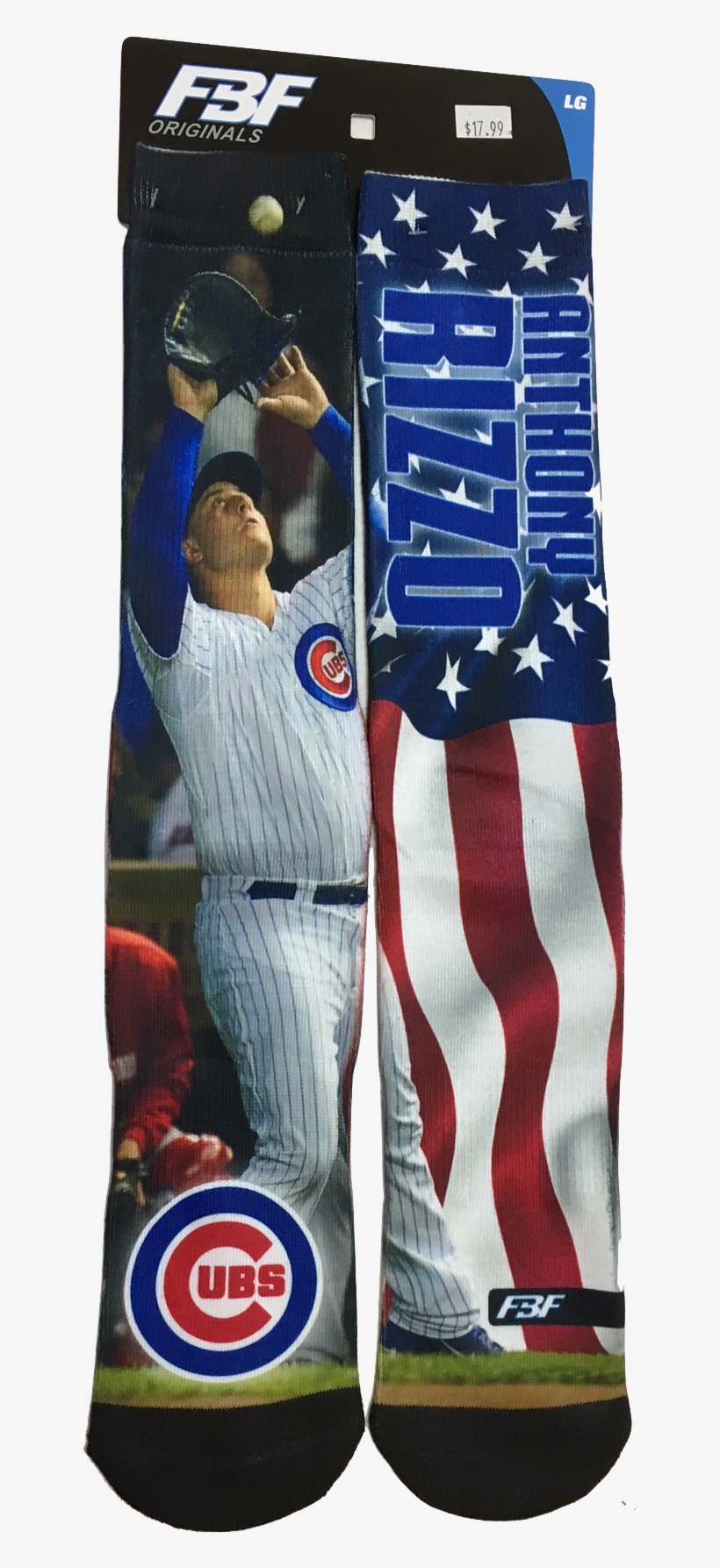 Officially Licensed Mlb Stars And Stipes Men's Socks - Chicago Cubs, transparent png #2210991