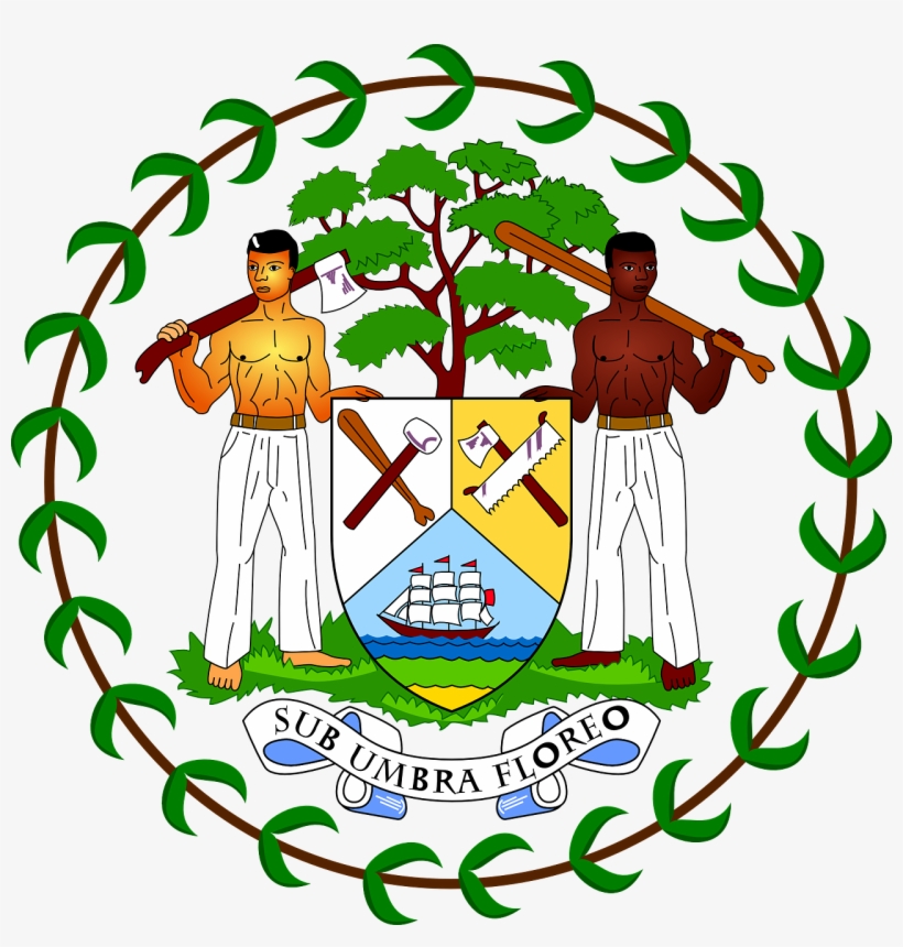 Coat Of Arms Belize, transparent png #2211045