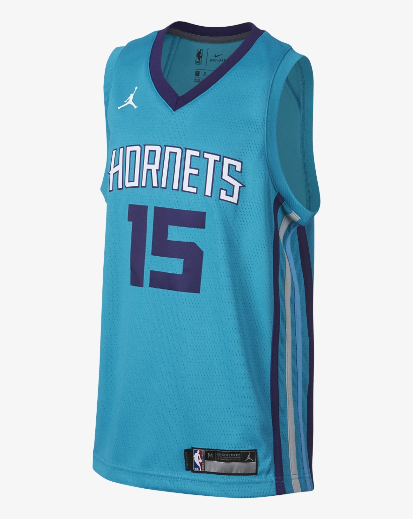 Kemba Walker Charlotte Hornets Jordan Icon Edition - Camiseta Hornets Nba 2018, transparent png #2211343