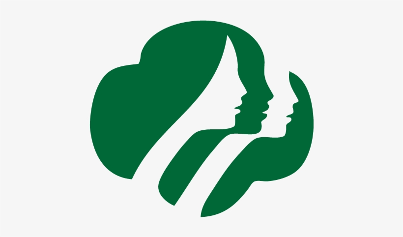 Girl Scouts - Positive Negative Space Logo, transparent png #2212060