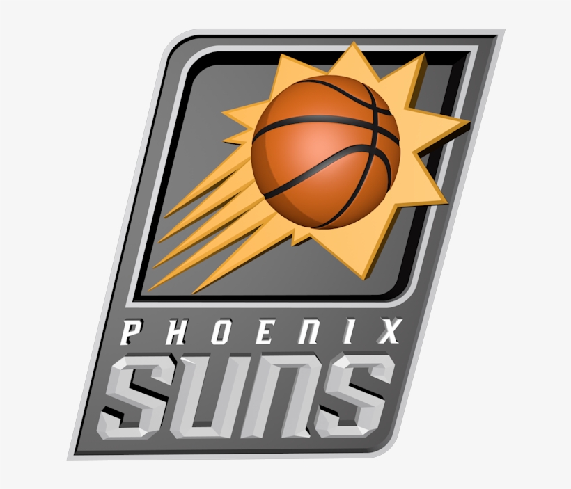 Download Zip Archive - Phoenix Suns Logo Black, transparent png #2212145