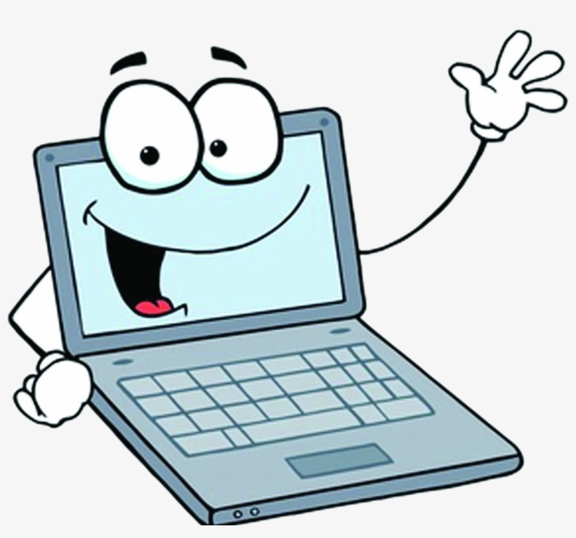 Technology Helped Spread Basketball Through By Many - Laptop Cartoon, transparent png #2212220