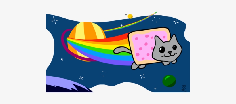Nyan Cat Hintergrund Entitled Nyan Cat - Nyan Cat, transparent png #2212428