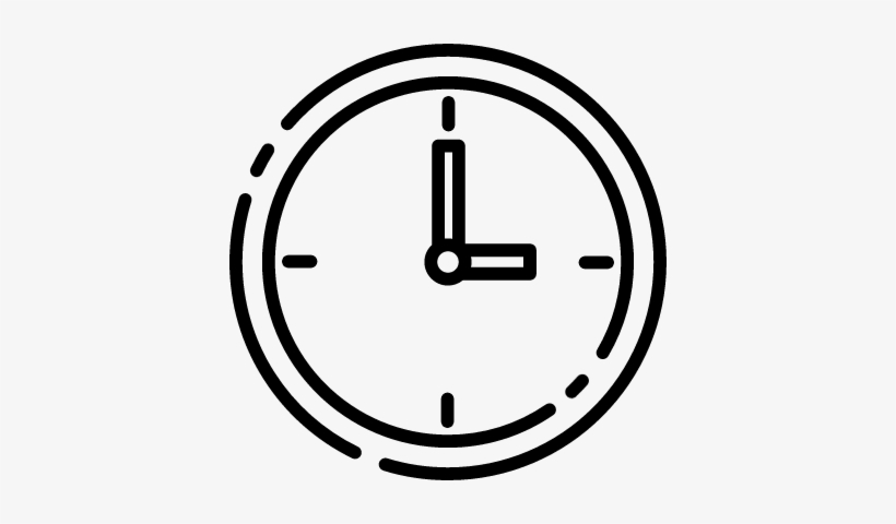 Clock With Pointers Vector - Icono Reloj De Agujas, transparent png #2212453