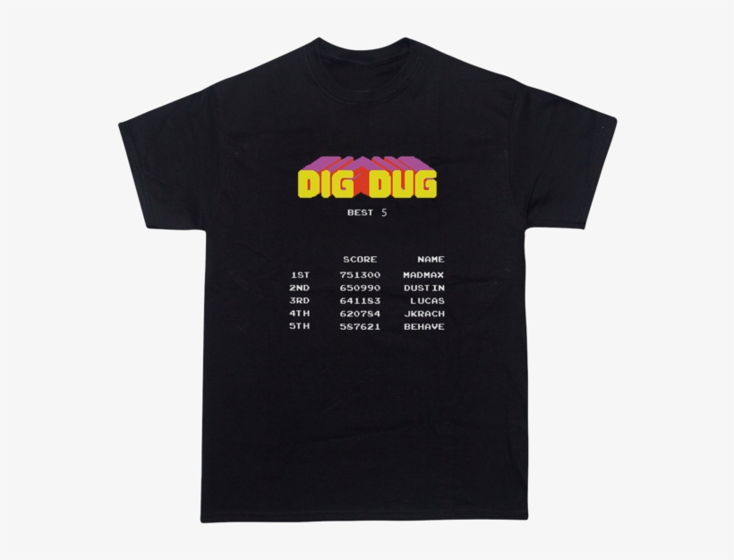 Stranger Things Dig Dug T-shirt - Black Lives Matter Artifact, transparent png #2212521