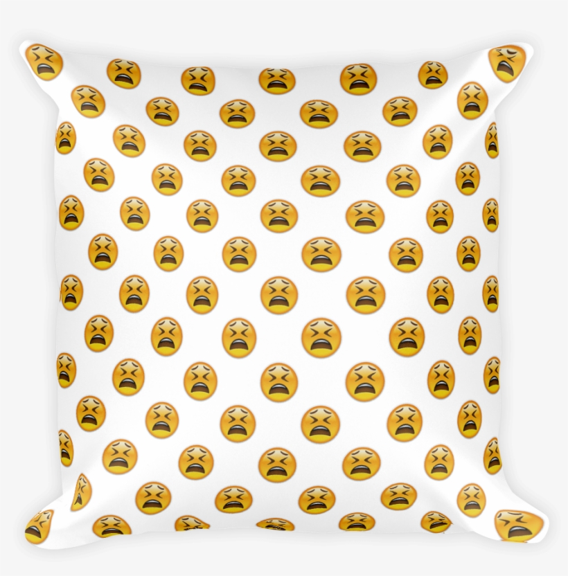 Tired Face-just Emoji - Fried Shrimp Emoji Pillow, transparent png #2212545