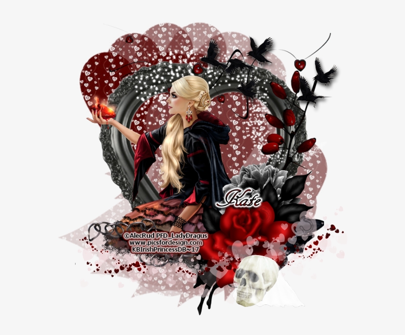 Bleeding Heart Clusters - Illustration, transparent png #2212942