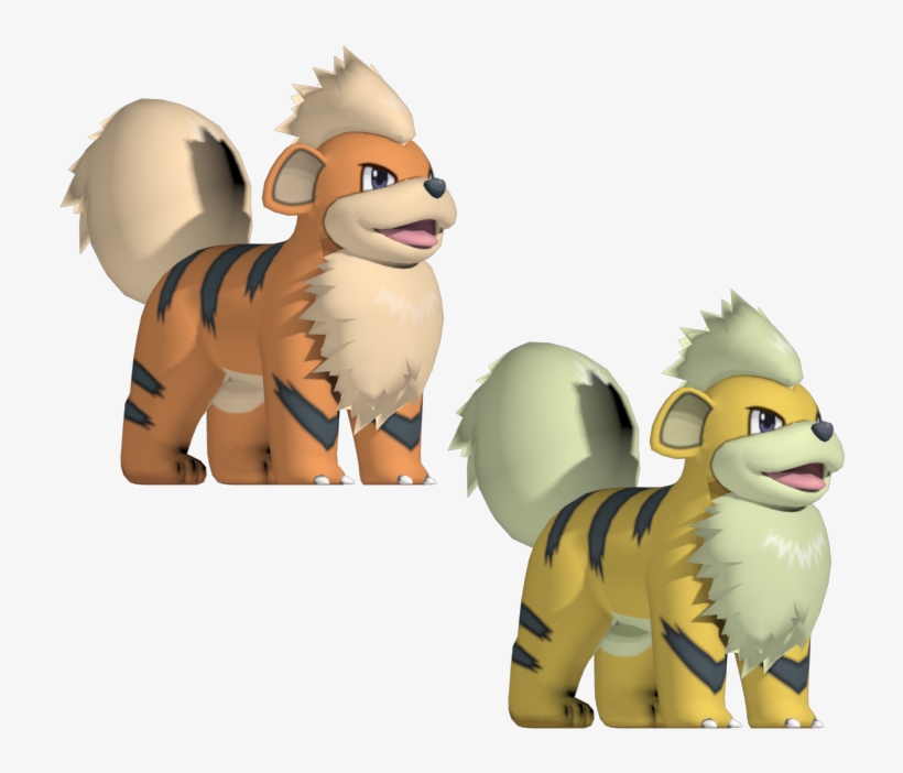 Download Zip Archive - Growlithe Pokemon Y, transparent png #2213261