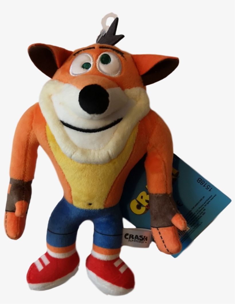 Crash Bandicoot 8" Phunny Plush - Stuffed Toy, transparent png #2213425