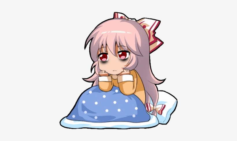 Cant Sleep Mokou Discord Emoji - Discord Emojie Anime, transparent png #2213469