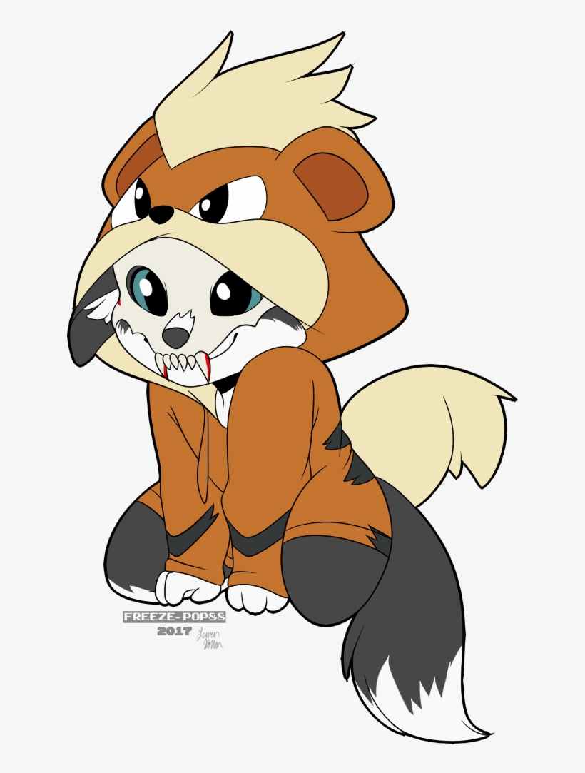 [ych Commission] Collie Growlithe Hoodie - Cartoon, transparent png #2213741