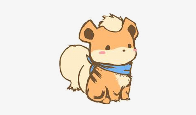 Growlithe - Pokemon Growlithe Chibi, transparent png #2213880