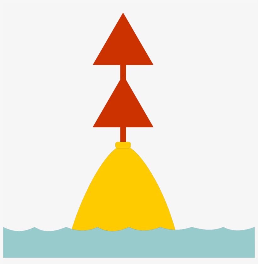 Buoy In The Water Clipart - Buoy Illustrations, transparent png #2214084