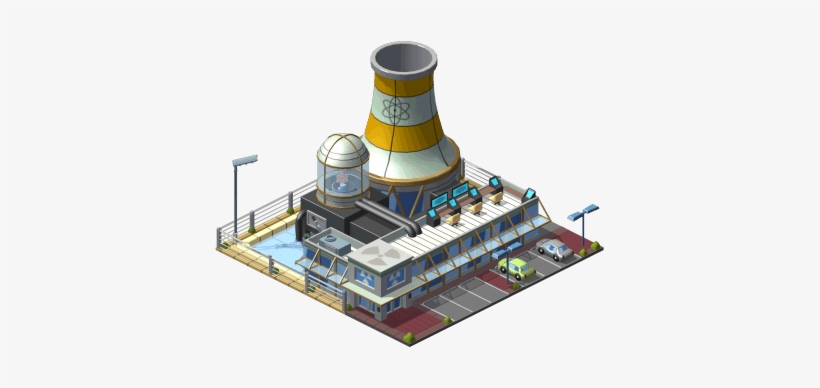 Nuclear Plant Ur - Energia Nuclear Gif Animado, transparent png #2214487