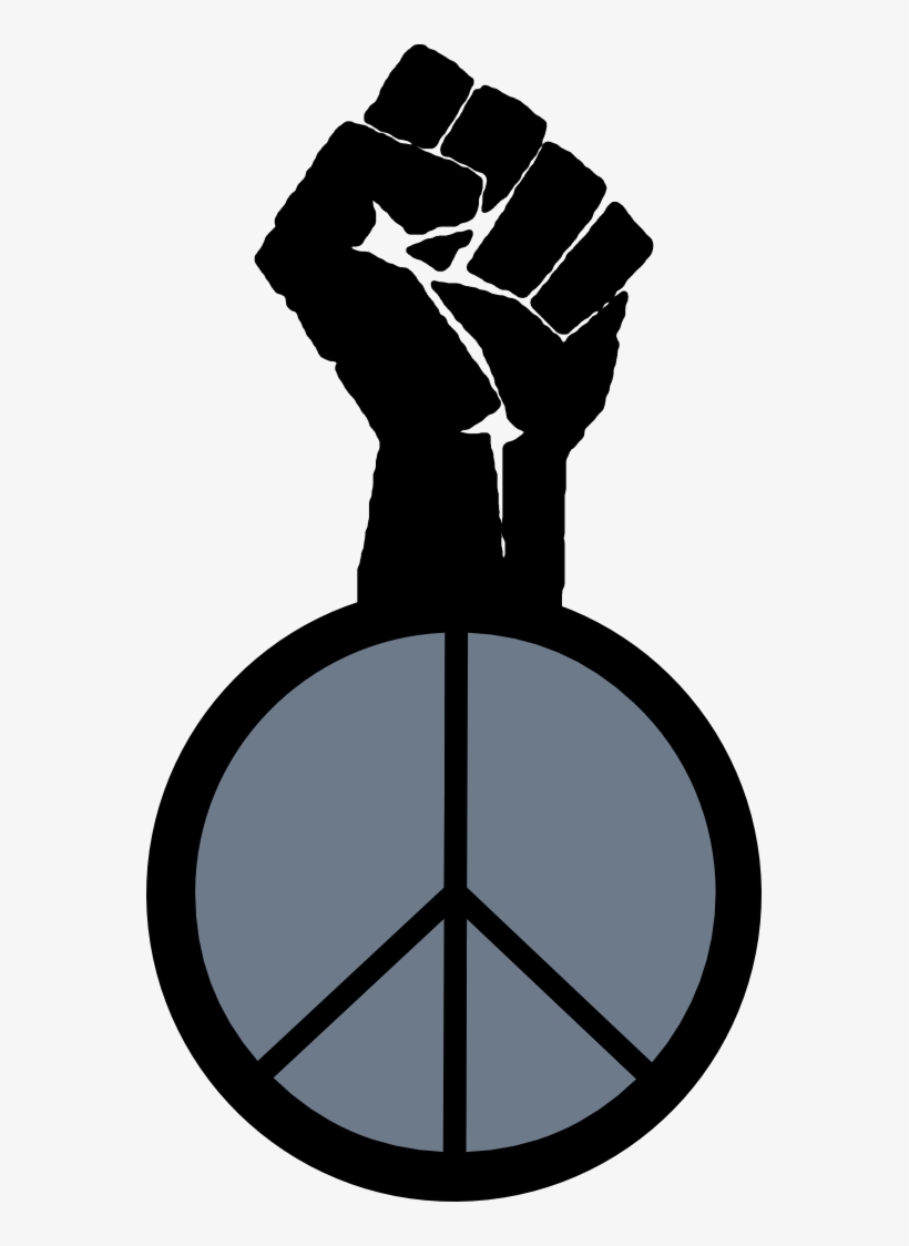 Clipart Library Raised Peace Clip Art - Symbols For Black Power, transparent png #2214537