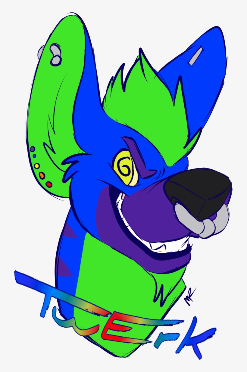Twerk Badge - Melissar1/cross-fox - Cartoon, transparent png #2214903