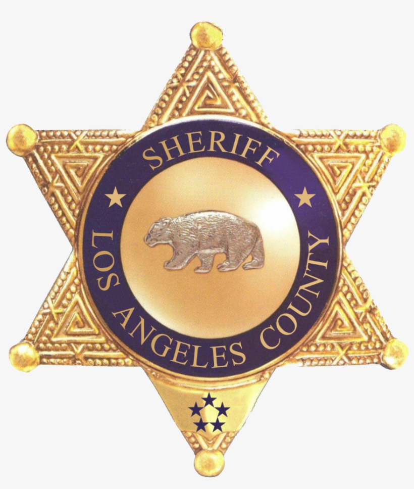 File - L - A - Sheriff Star 5 Cluster - Los Angeles County Sheriff's Department Logo, transparent png #2215077