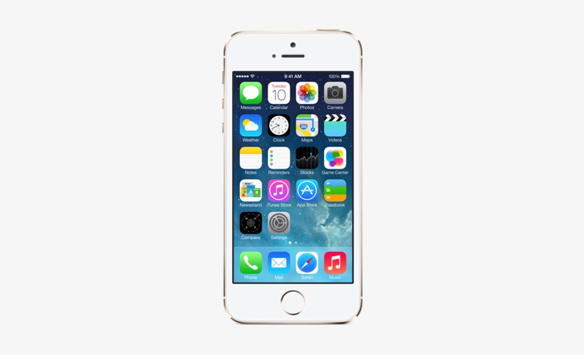 Apple Iphone 5s Gold - Apple Ipod Touch, transparent png #2215162