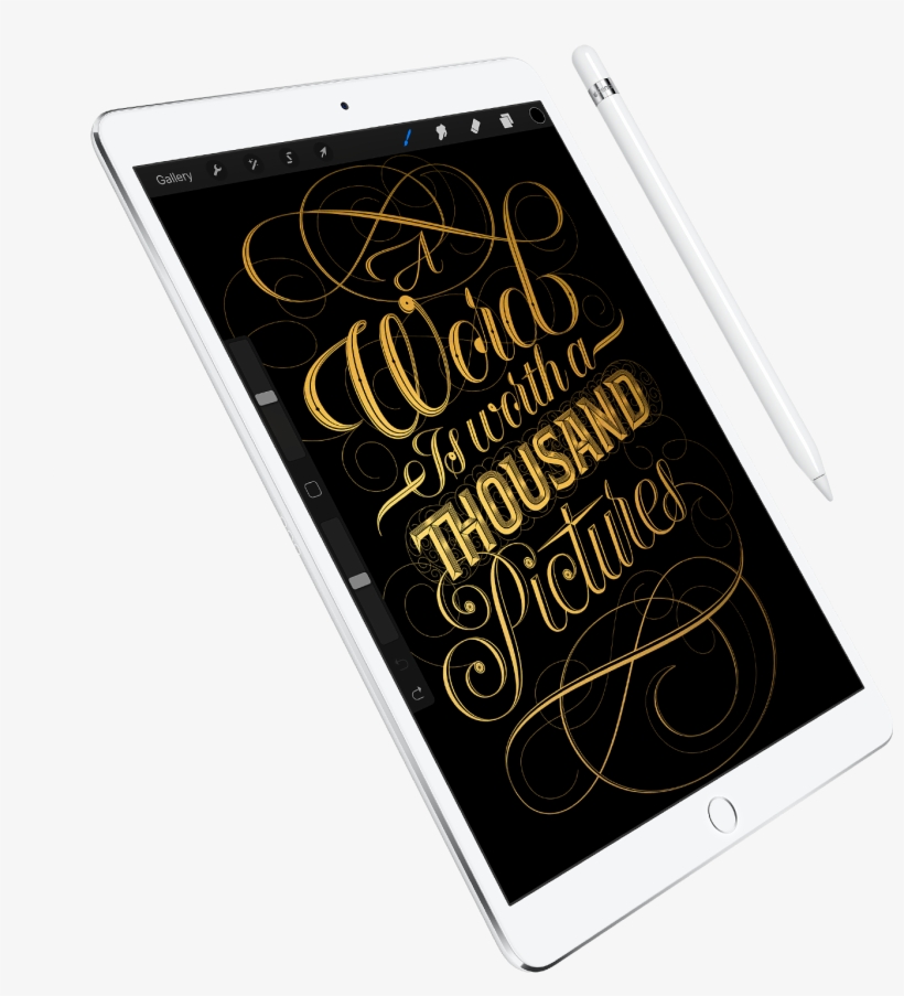 Apple Ipad Pro And Pencil Review Hands - Apple 12.9-inch Ipad Pro - Wi-fi + 4g - 64 Gb - Silver, transparent png #2215690