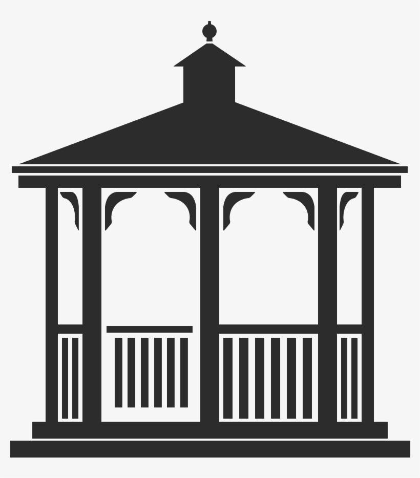 Gazebo Drawing Clip Art - Gazebo Clip Art, transparent png #2215833