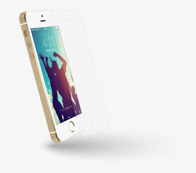 Buy Iphone Se Screen Protector Now - Screen Protector Iphone 5s, transparent png #2215880