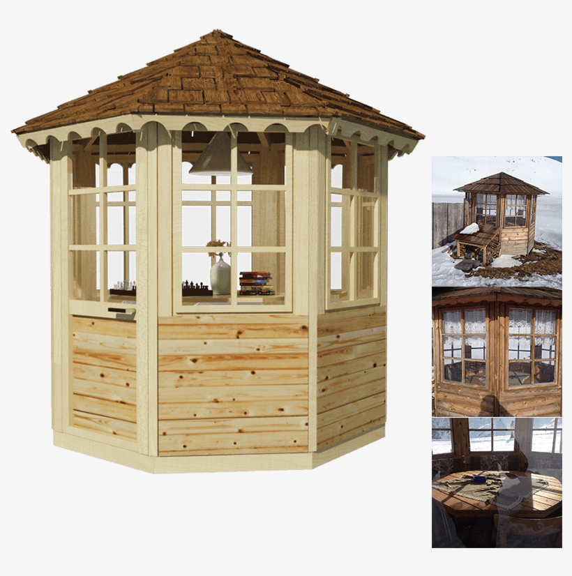 Gazebo Plans Clara - Shed, transparent png #2215944
