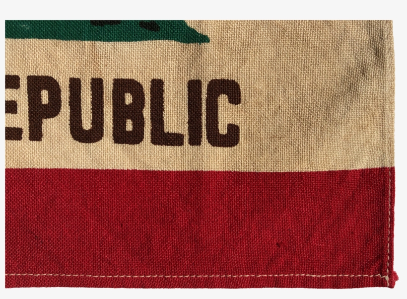 Vintage California Republic Bear Flag Small Boat Size, transparent png #2216121