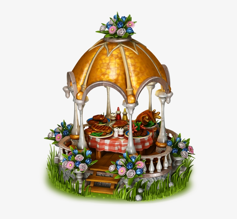 Illus Gazebo - Barbecue, transparent png #2216139