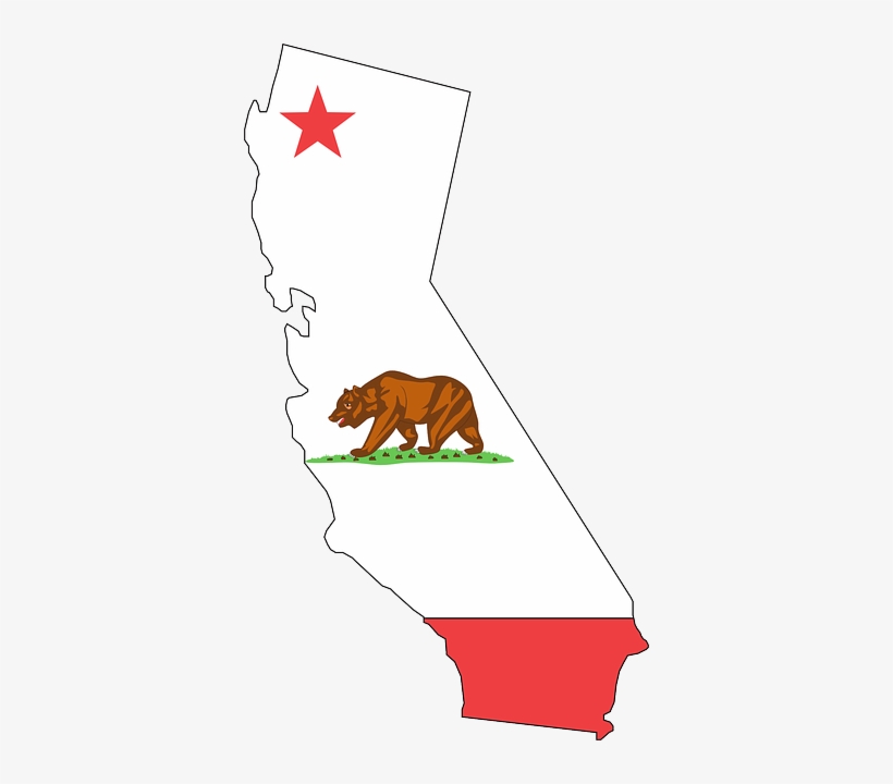 Flag, Outline, States, State, United, America - California State Flag, transparent png #2216230