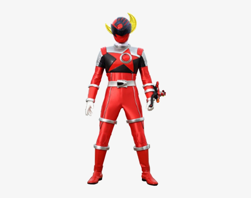 Kyu-redmoon - Uchu Sentai Kyuranger Shishi Red, transparent png #2216281