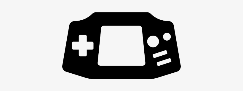 Gameboy Advance Console Vector - Game Boy Advance Outline, transparent png #2216382