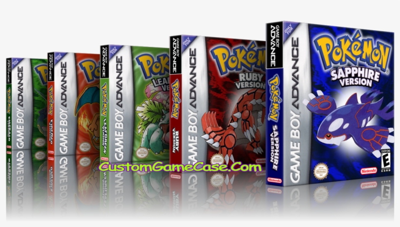 Pokemon Collection Leaf Ruby Sapphire Emerald Firered - Pokémon Firered And Leafgreen, transparent png #2216507