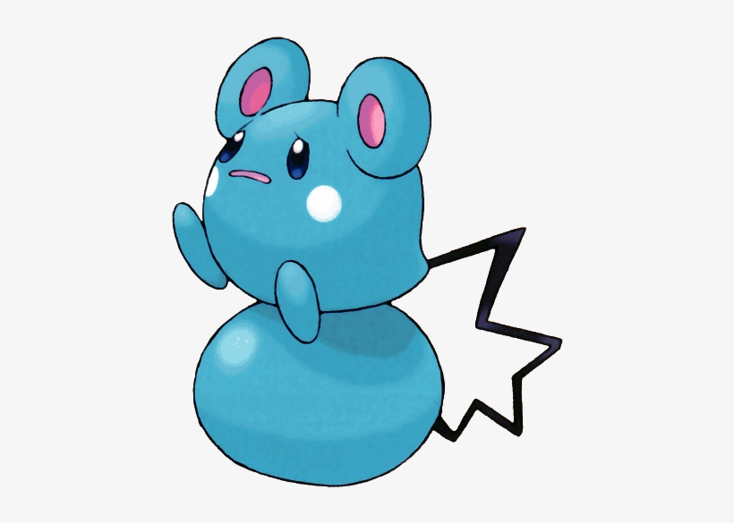 #azurill From The Official Artwork Set For #pokemon - Azurill Pokemon, transparent png #2216720