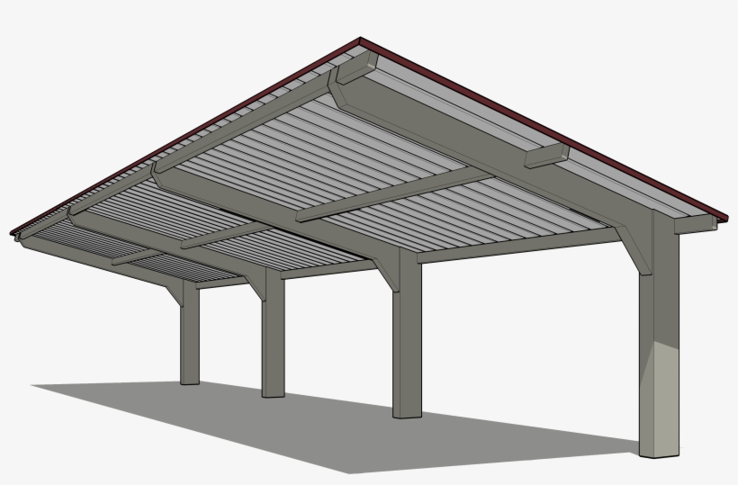 Png Library Download Roof Cantilever Windows Overhangs - Cantilever Roof Truss, transparent png #2216846