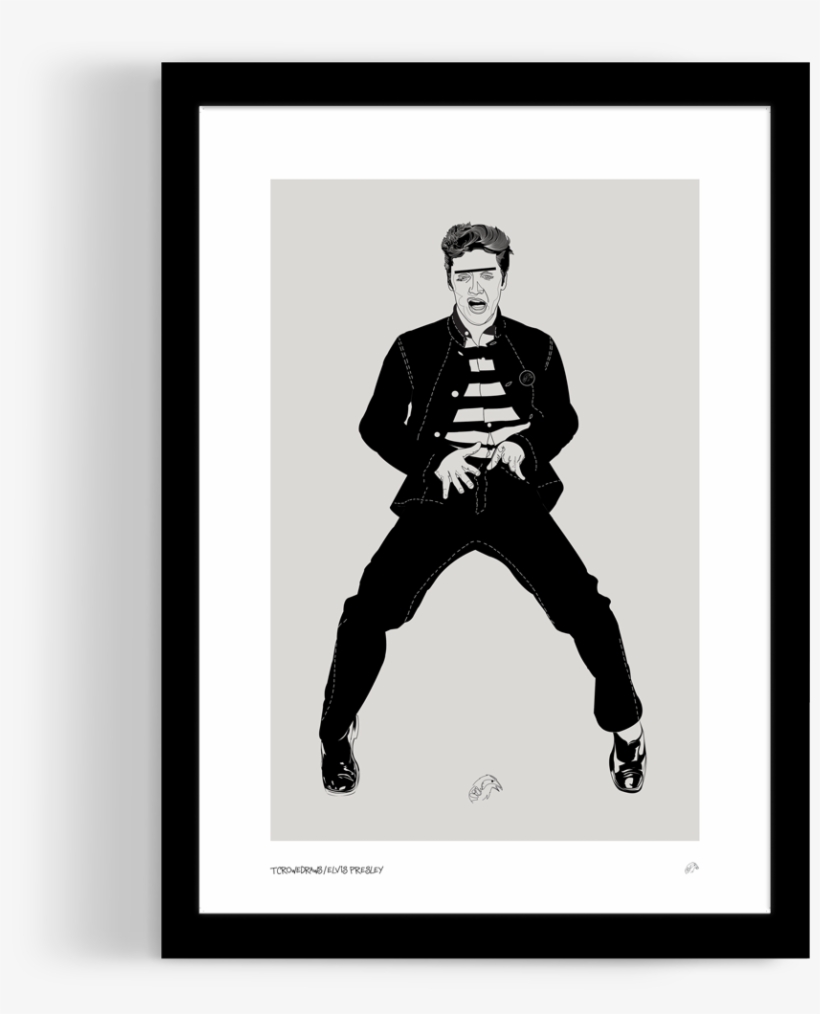 Elvis Presley - Elvis Jailhouse Rock In Color, transparent png #2217219