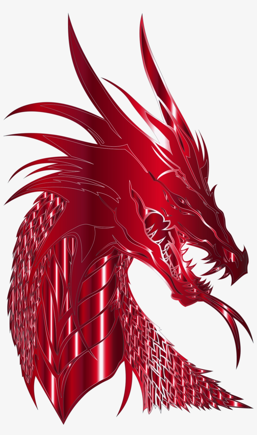This Free Icons Png Design Of Crimson Dragon Head, transparent png #2217522